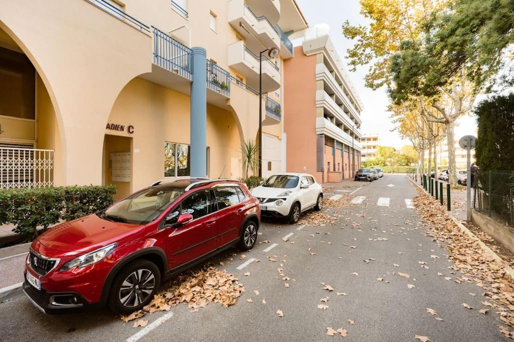 Port-Frejus, Le Paladien, Appartement 2 Pieces Climatise, Terrasse & Parking Exterior foto